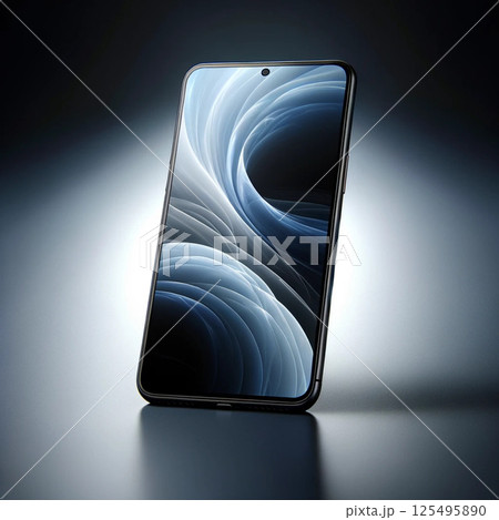最新スマートフォンのクローズアップ 最新スマートフォンのクローズアップ 125495890