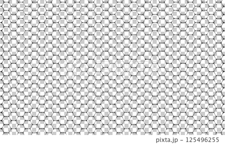 A honeycomb pattern with thick lines of hexagons with joined faces 125496255