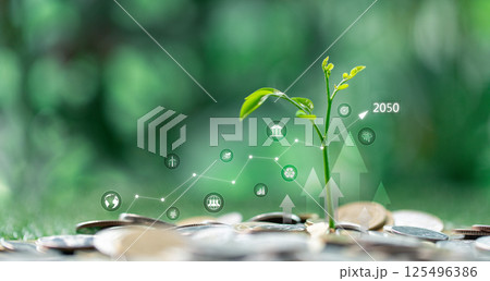 Green bonds are key ESG investment tool, enabling banks and businesses to finance the transition to low-carbon economy while supporting ecological sustainability. green, bond, esg, bank, business. 125496386