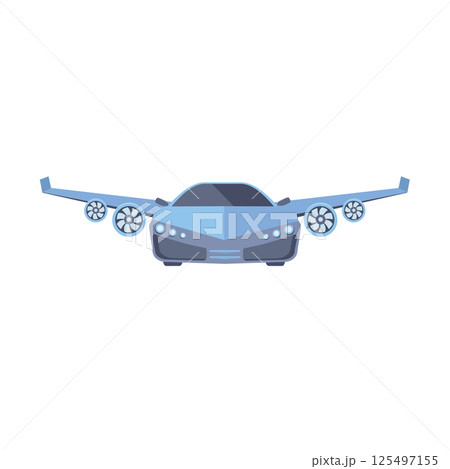 Flying car .Super high speed machine. 125497155