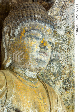 臼杵石仏の大日如来像 臼杵石仏の大日如来像 125497741