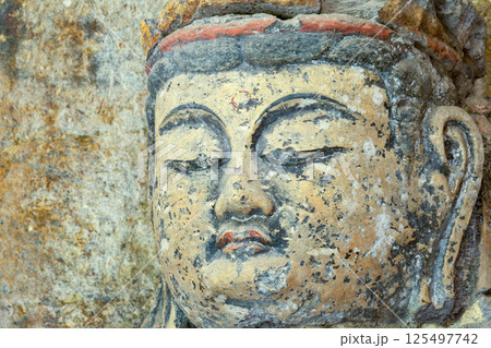 臼杵石仏の大日如来像 臼杵石仏の大日如来像 125497742