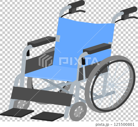 Illustration of a wheelchair 125500801