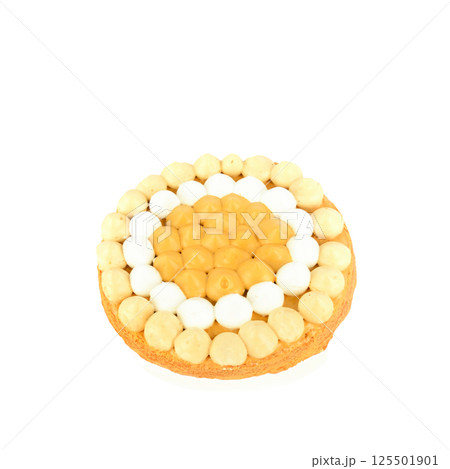 Birthday cake isolated on a white background. Birthday cake isolated on a white background. 125501901