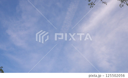晴れた日の空の写真 125502056