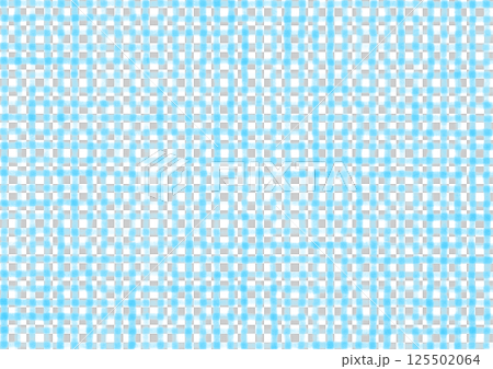 Light blue gingham check wallpaper with a natural feel 125502064