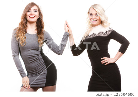 Adult mother and daughter portrait 125504600