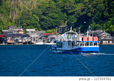 関西・近畿・丹後半島・伊根の舟屋・海の京都を満喫できる伊根湾めぐり遊覧船・京都府伊根町(4) 125504762