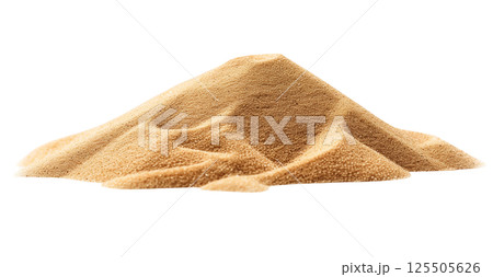 Sand pile isolated on white background png transparent clipart. 125505626