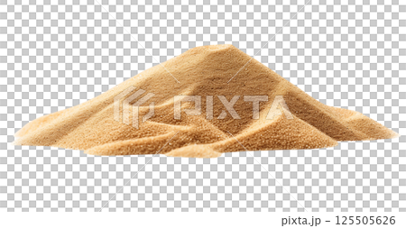 Sand pile isolated on white background png transparent clipart. 125505626