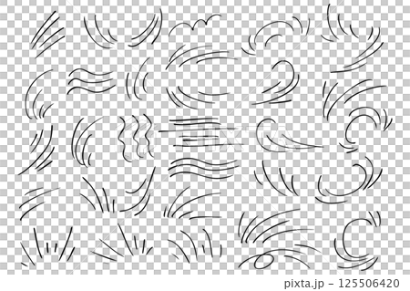 Line drawing illustration material vector 125506420