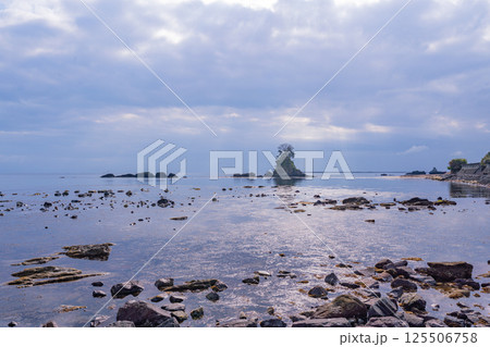 （富山県）雨晴海岸・女岩 125506758