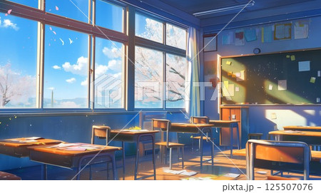 懐かしい教室 125507076