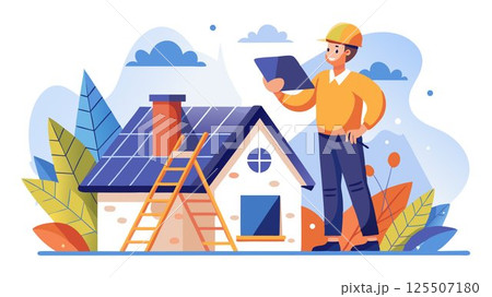 Inspects roofs to identify damage, leaks, or wear and tear. 125507180