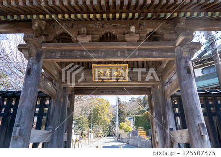 鎌倉　妙本寺　総門 125507375