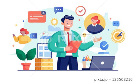 They handle customer complaints and resolve issues to maintain customer satisfaction. 125508216