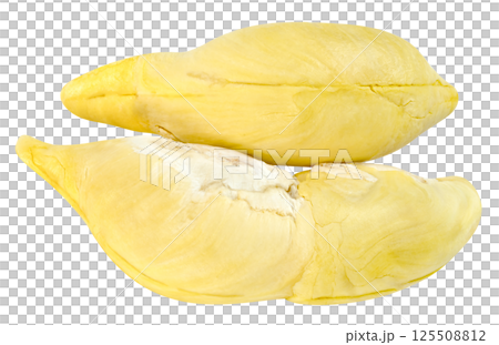 ripe durian fruit isolated ,Thai fruit 125508812