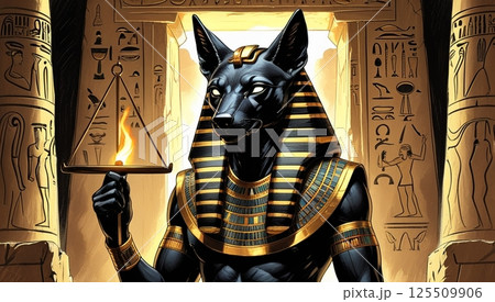 古代エジプト神話の神アヌビス_3 古代エジプト神話の神アヌビス_3 125509906