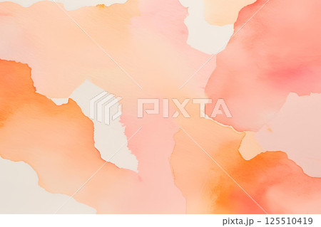 淡い水彩の滲み 背景テクスチャ 淡い水彩の滲み 背景テクスチャ 125510419