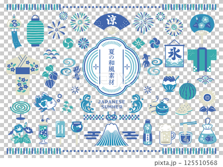 夏季日式材料套裝 125510568