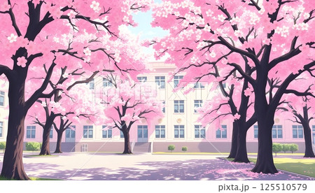 桜並木 125510579
