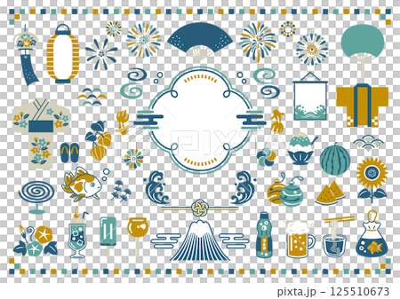 夏季日式材料套裝 125510673