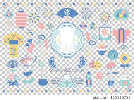 夏季日式材料套裝 125510782