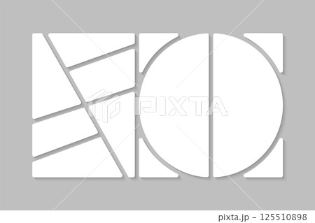 Template collage of eight frames, images, photo Template collage of eight frames, images, photo 125510898