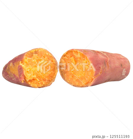 yam isolated on white background yam isolated on white background 125511193