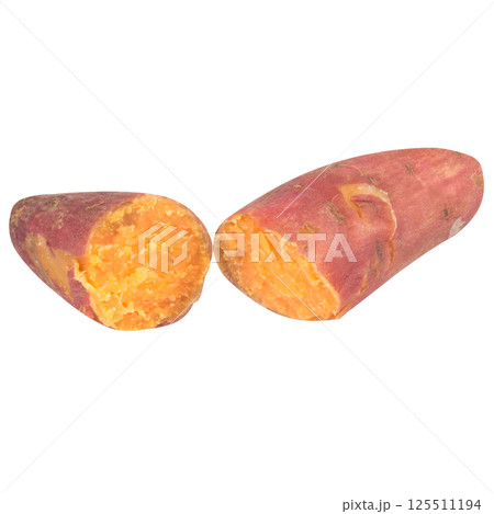 yam isolated on white background 125511194