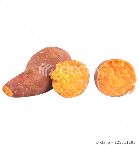 yam isolated on white background yam isolated on white background 125511195