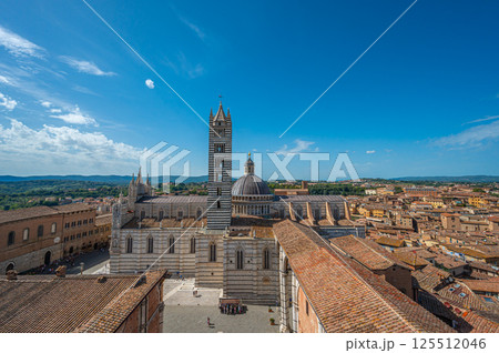 Panoramic View of Siena Cathedral Panoramic View of Siena Cathedral 125512046