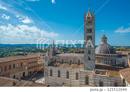Panoramic View of Siena Cathedral Panoramic View of Siena Cathedral 125512049