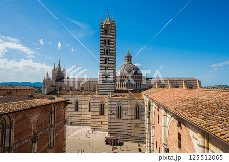 Panoramic View of Siena Cathedral 125512065