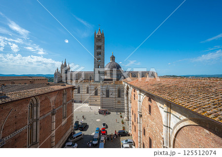 Panoramic View of Siena Cathedral Panoramic View of Siena Cathedral 125512074