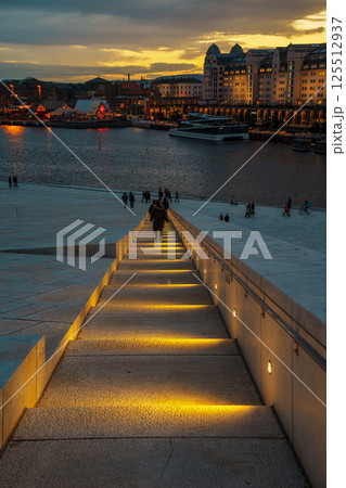 Oslo Opera House at Twilight, Norway Oslo Opera House at Twilight, Norway 125512937