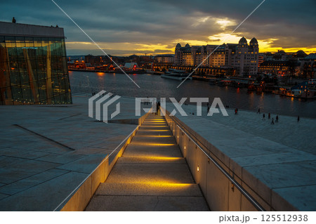 Oslo Opera House at Twilight, Norway Oslo Opera House at Twilight, Norway 125512938