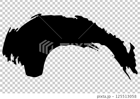 動態筆畫線插圖集向量 125513058