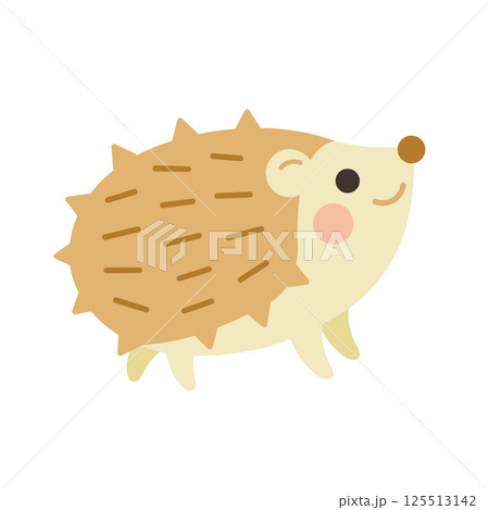 ハリネズミのイラスト ハリネズミのイラスト 125513142