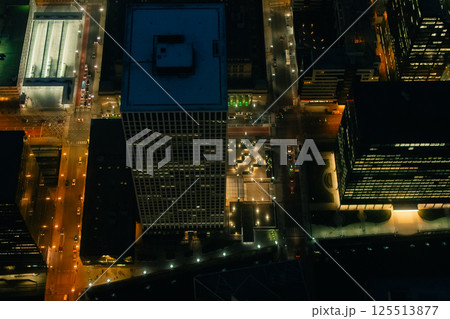 Chicago. Cityscape image of Chicago downtown during twilight blue hour. Chicago. Cityscape image of Chicago downtown during twilight blue hour. 125513877