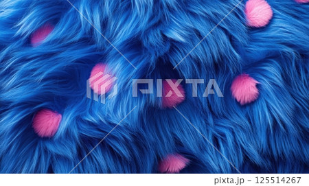 Animal Skin In Pink And Blue Colors 125514267