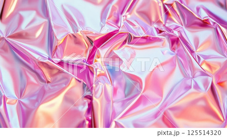 Holographic Foil Texture Abstract Background 125514320