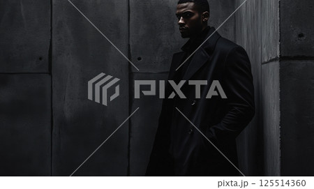 Man With A Haunting Presence In The Darkness 125514360