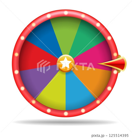 Fortune wheel design template Fortune wheel design template 125514395