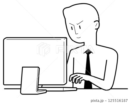 バリバリ働いている人 125516187