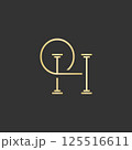 O H latter logo template, modern logo, vector design, initial latter. 125516611
