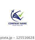 check mark for accounting stock market analytic vector logo design template,Tax Accounting Logo design vector icon 125516628