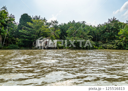 River boat tour on the Guama River at Belem do Para, a city on the north area of Brazil. River boat tour on the Guama River at Belem do Para, a city on the north area of Brazil. 125516813