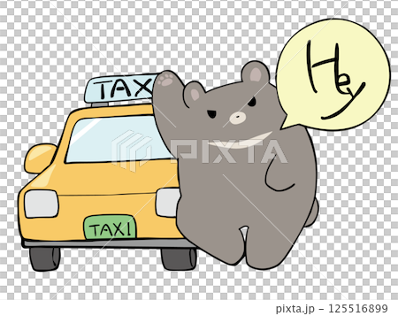 Taxi Bear 125516899