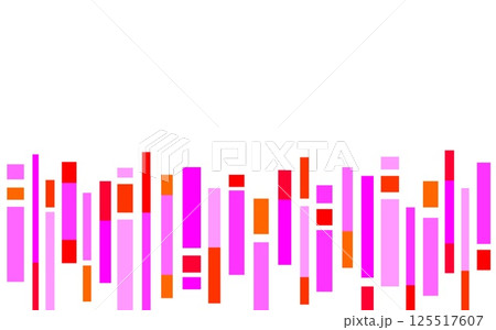 フレーム 幾何学模様 四角形 ホワイトスペース ピンク フレーム 幾何学模様 四角形 ホワイトスペース ピンク 125517607